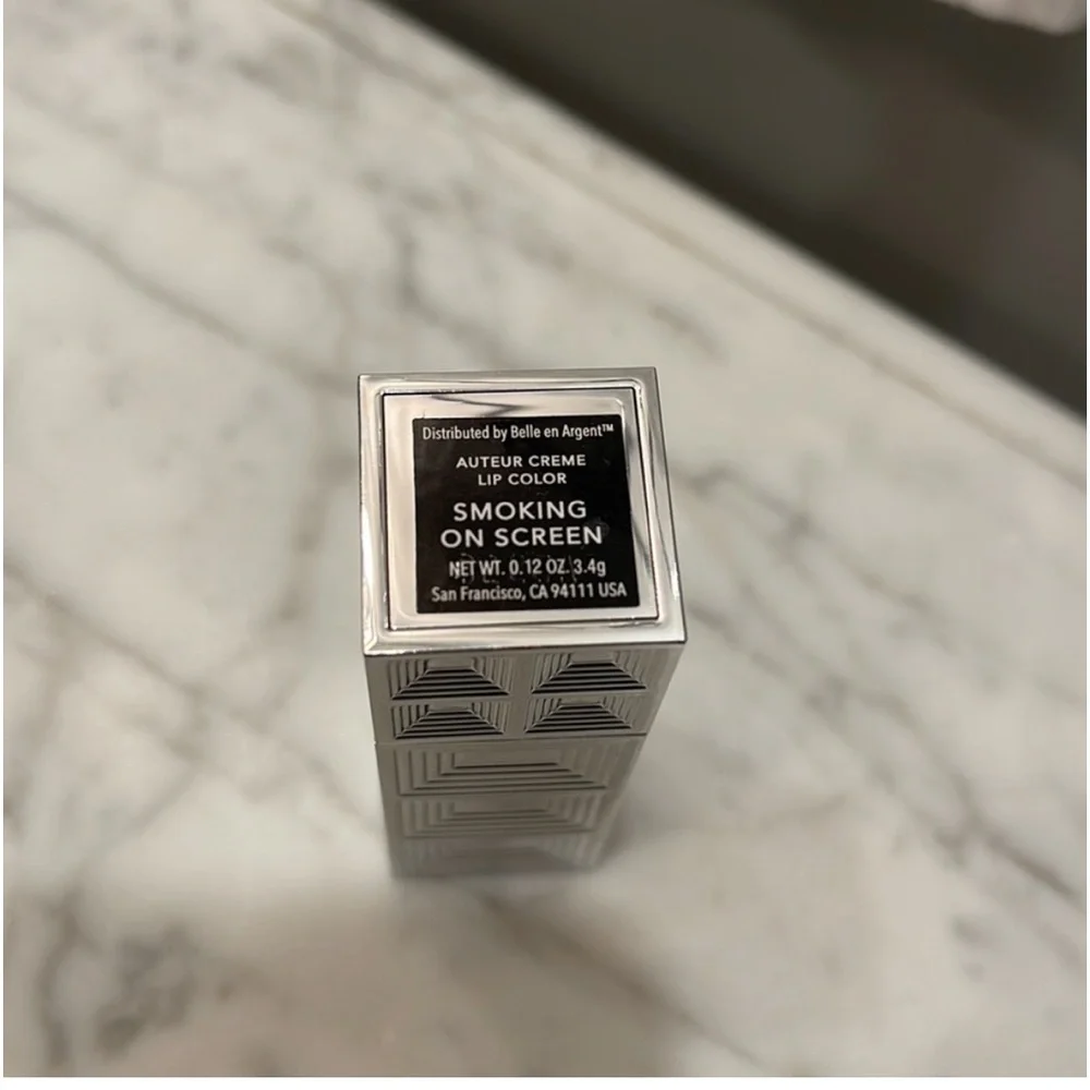Belle en Argent Auteur Creme Lip Color in Smoking On Screen